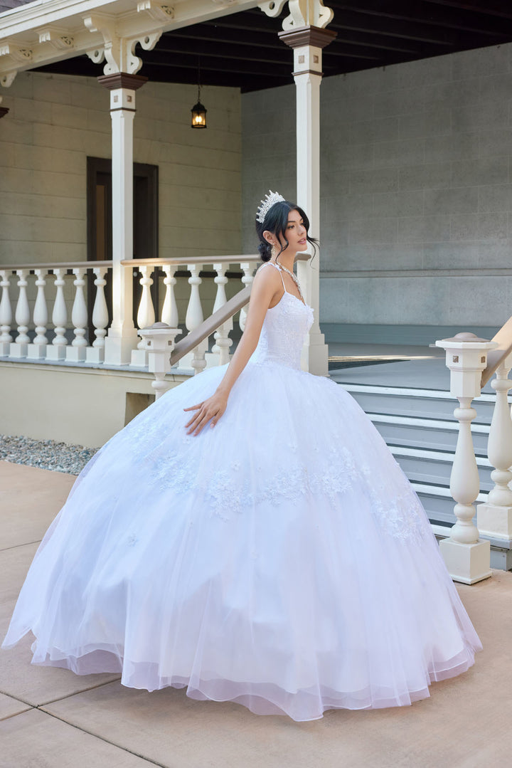 Applique Sleeveless Ball Gown by Juliet JT1496HW