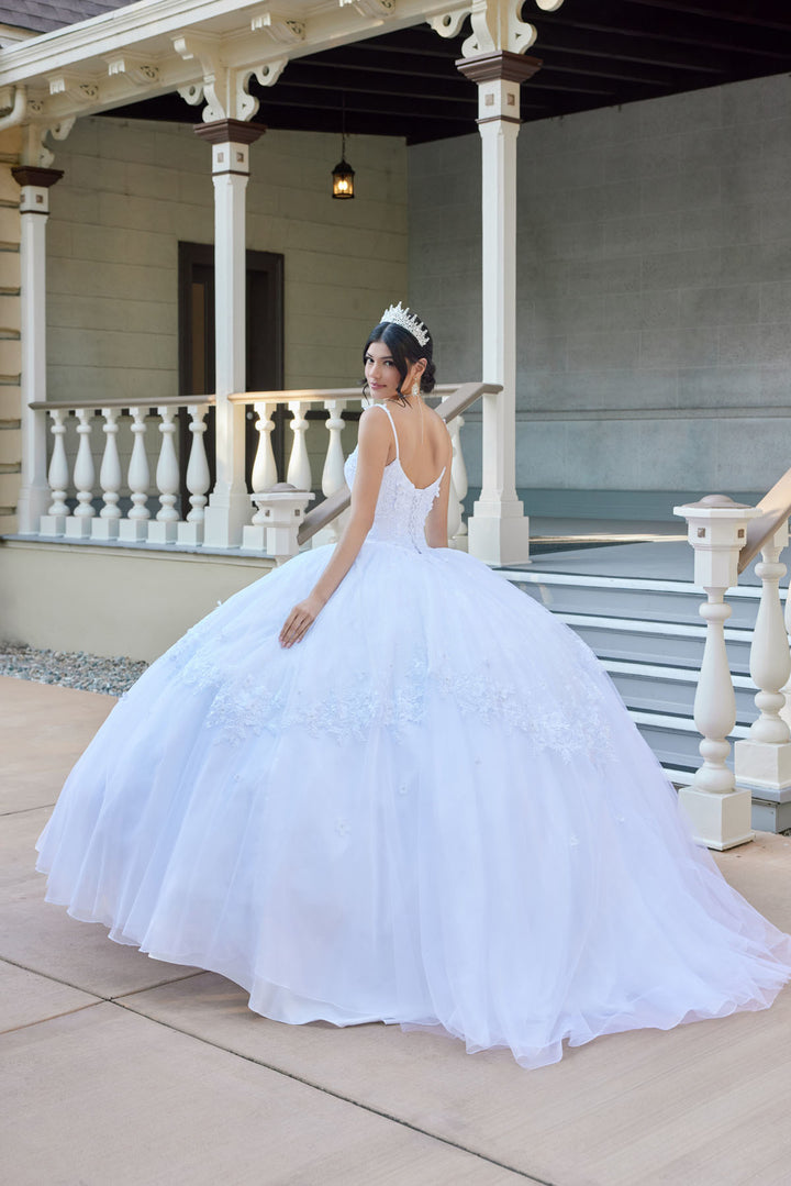 Applique Sleeveless Ball Gown by Juliet JT1496HW