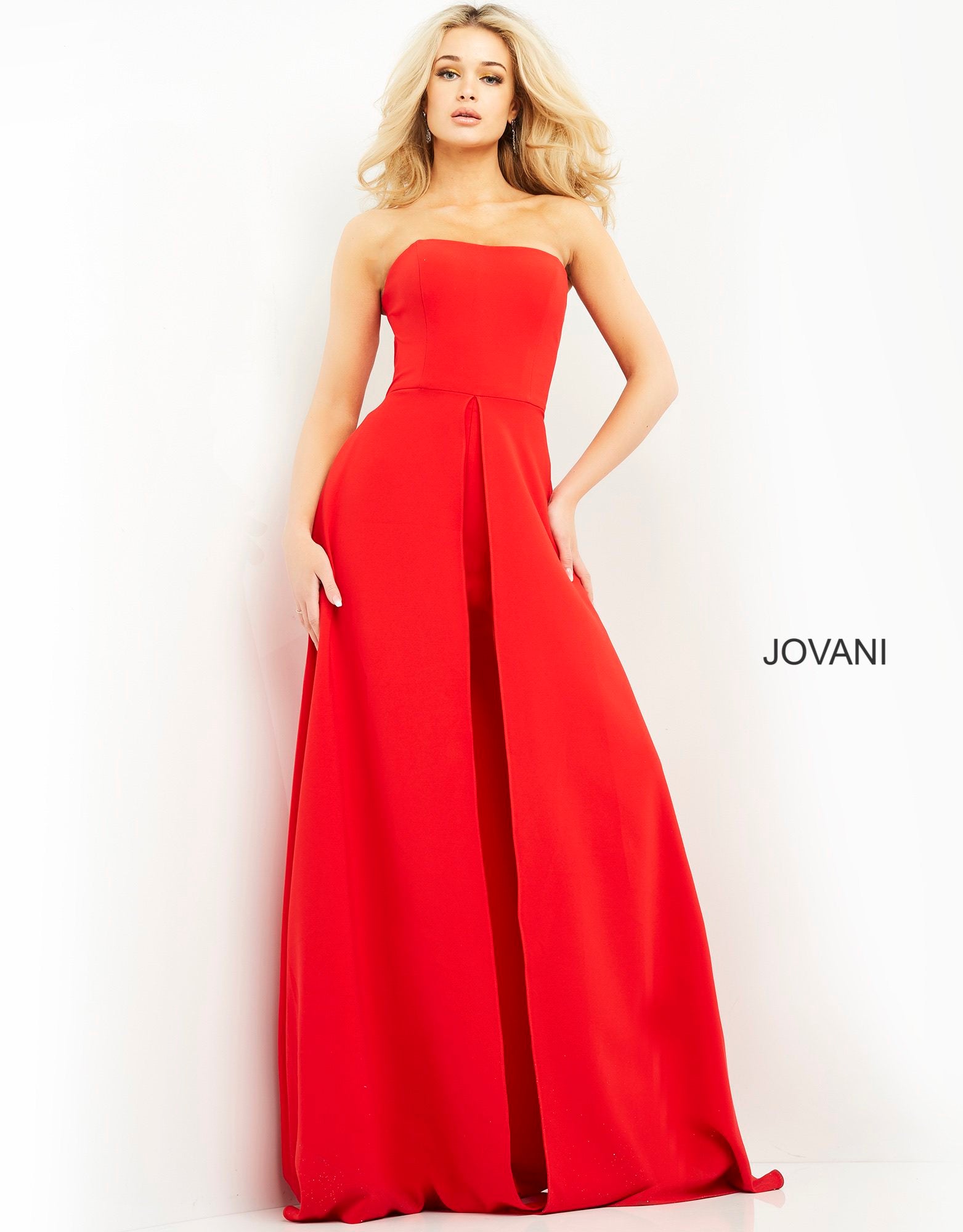 Strapless Wide Leg Jumpsuit by Jovani 03529 – ABC Fashion