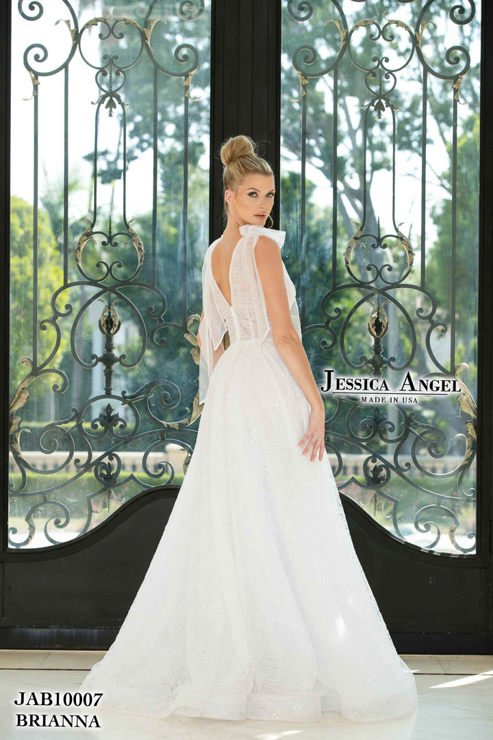 Glitter A-line Bridal Gown by Jessica Angel 10007