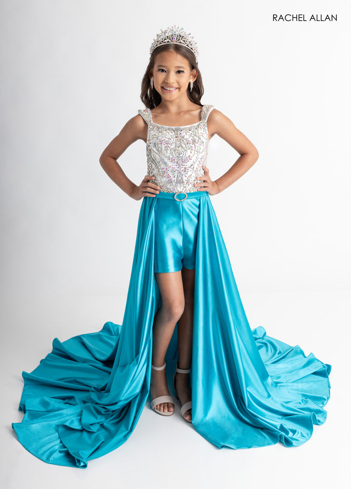Girl's Sleeveless Romper by Rachel Allan 10315