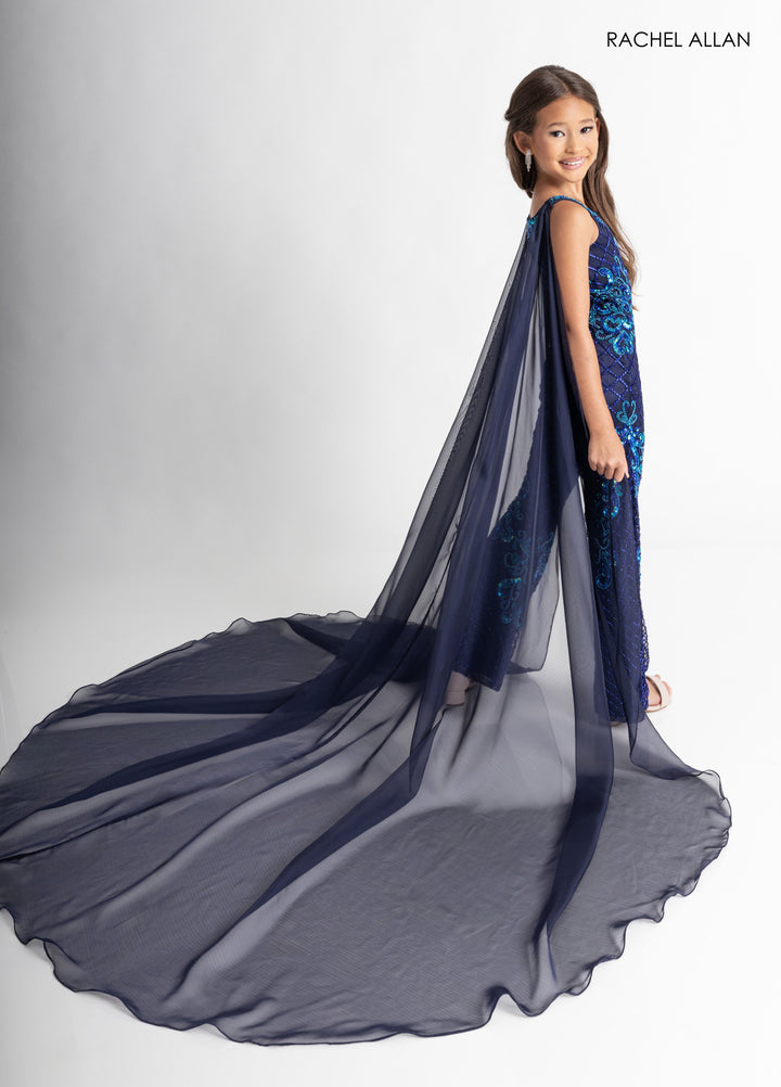 Girl's Overskirt Jumpsuit by Rachel Allan 10320