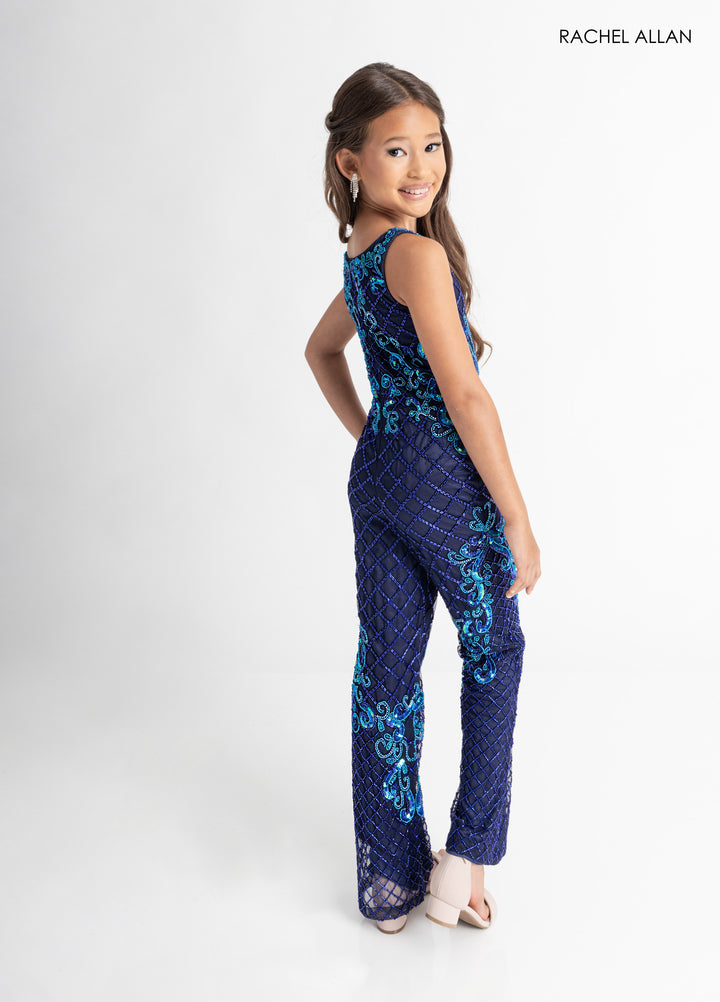 Girl's Overskirt Jumpsuit by Rachel Allan 10320
