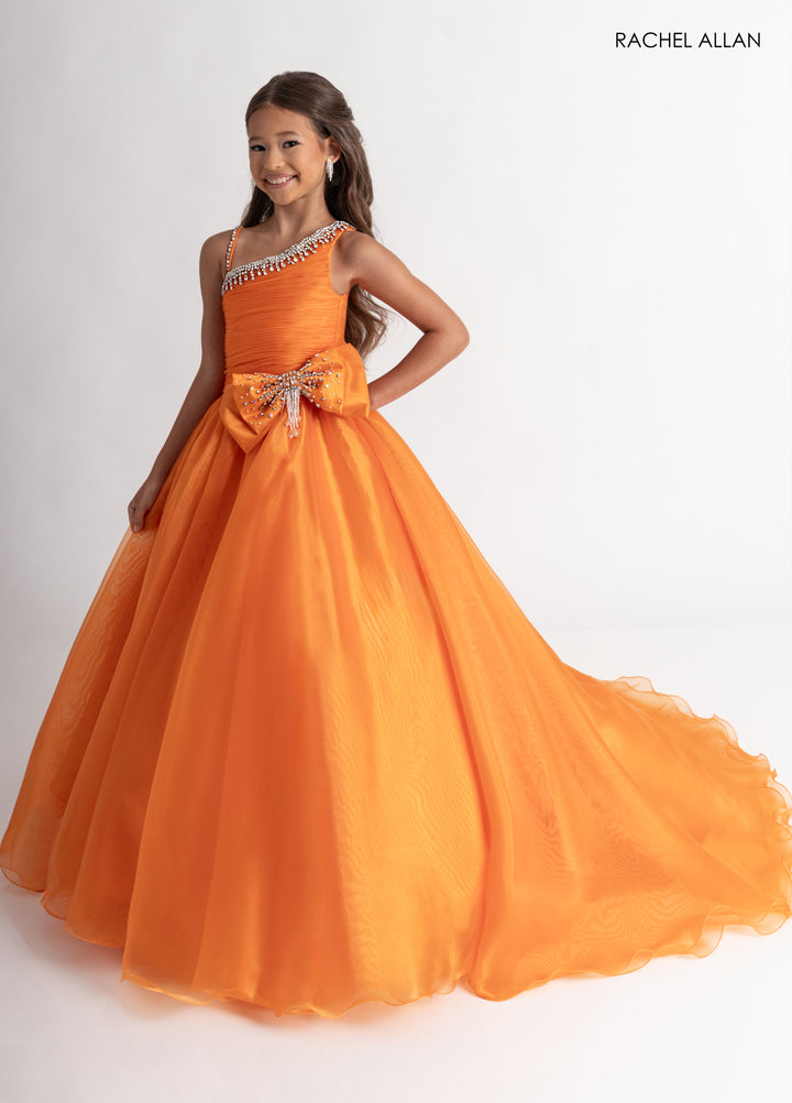 Girl's Organza Sleeveless Gown by Rachel Allan 10327