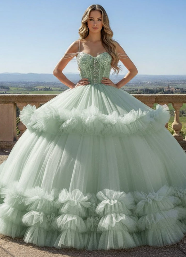Removable Skirt Ball Gown by Bella Princess PQ1103