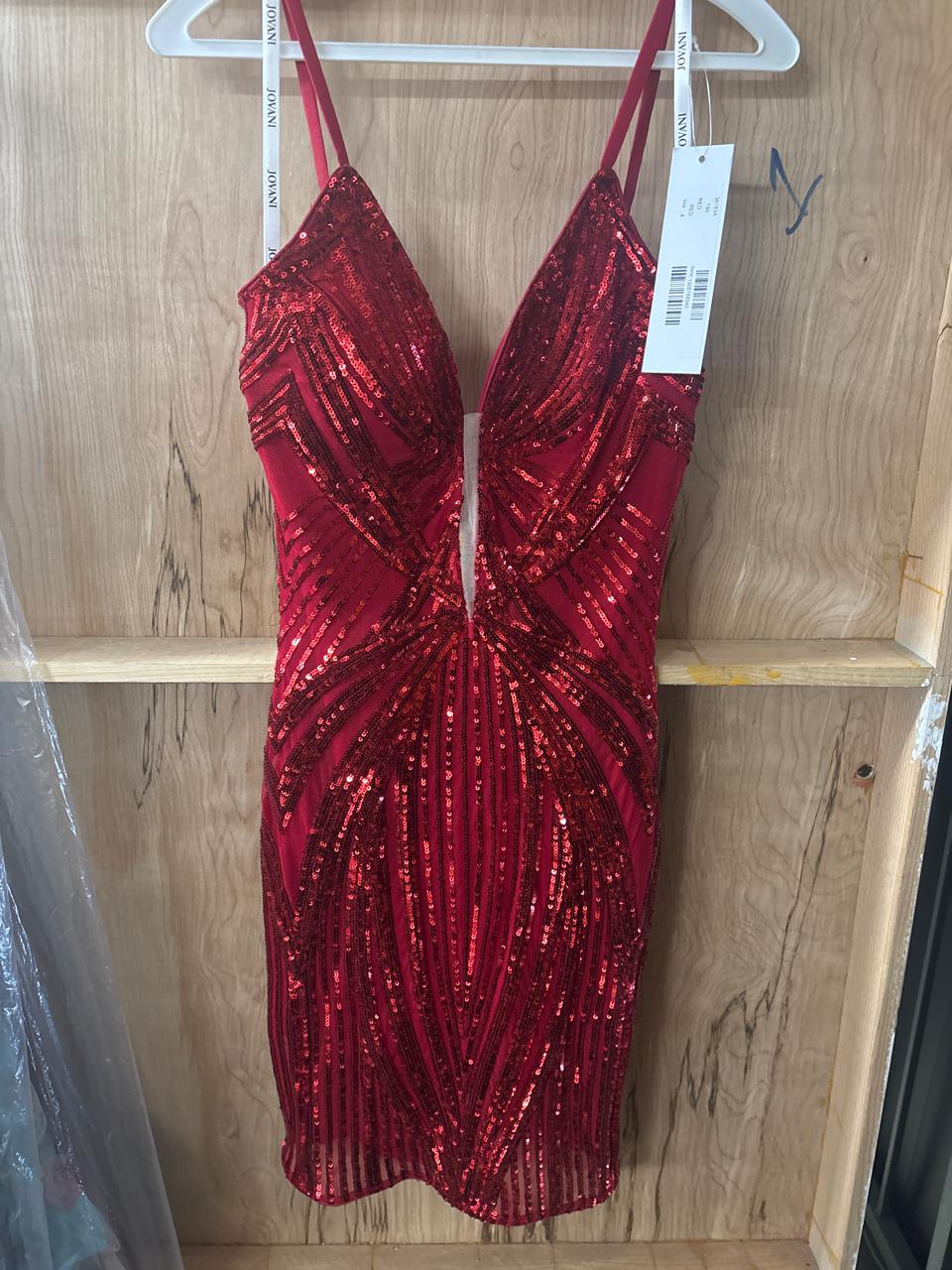 Sequin Short Sleeveless Dress by Jovani 36783 - Outlet