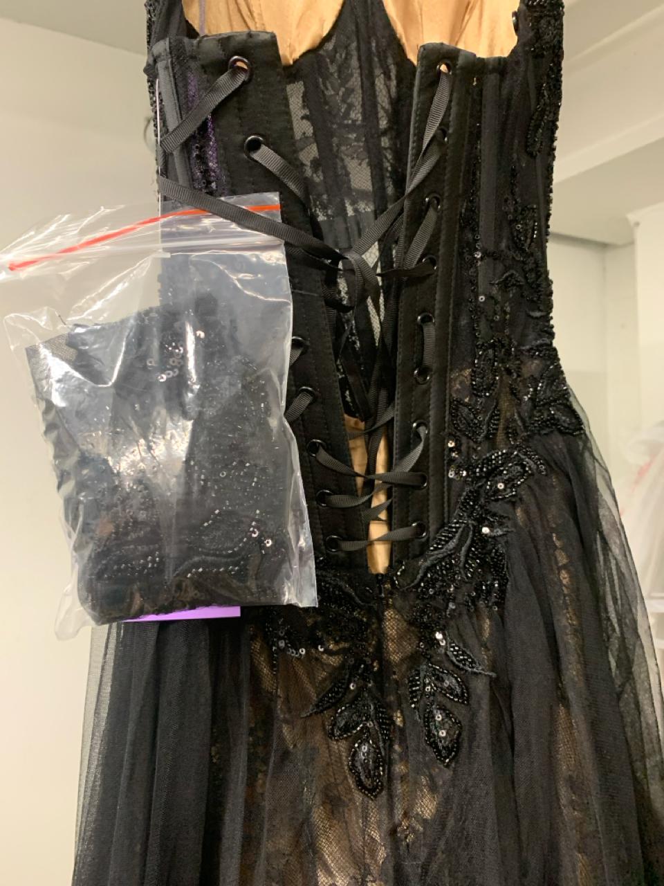 Strapless Glove A-line Gown by Ladivine CD717