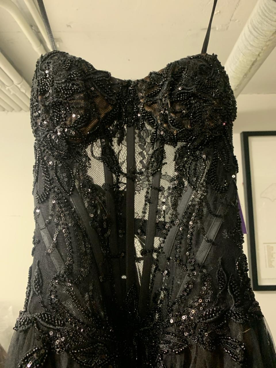 Strapless Glove A-line Gown by Ladivine CD717
