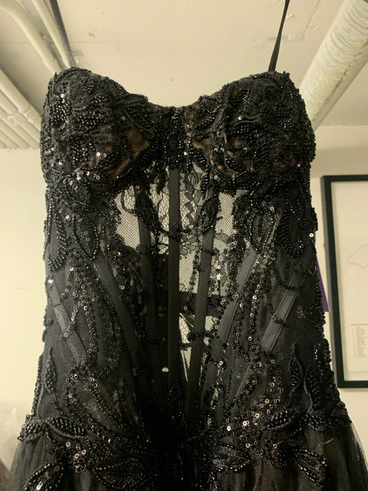 Strapless Glove A-line Gown by Ladivine CD717