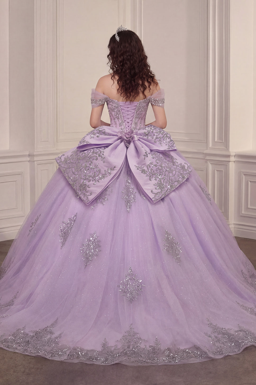 Applique Sweetheart Ball Gown by Ladivine 15730