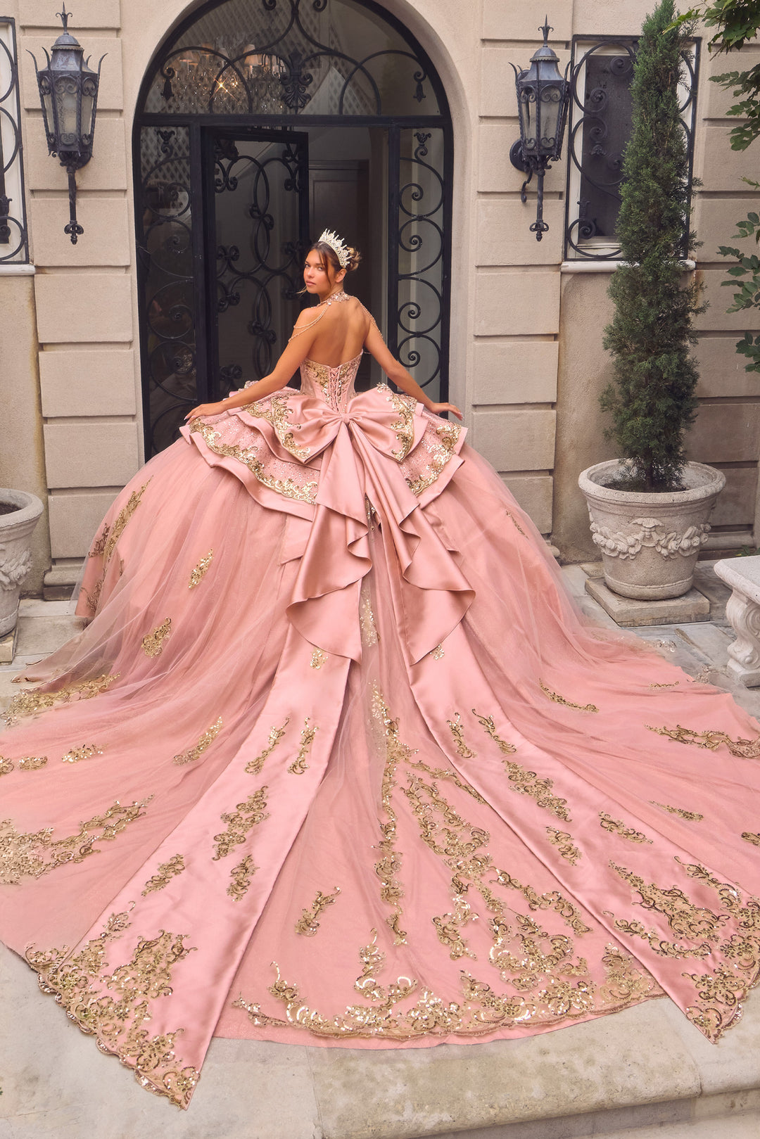 Beaded Sweetheart Ball Gown by Ladivine 15744