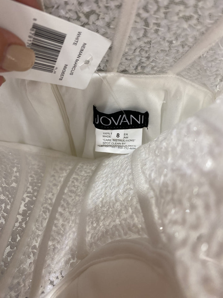 Beaded Short Strapless A-line Dress by Jovani 36578