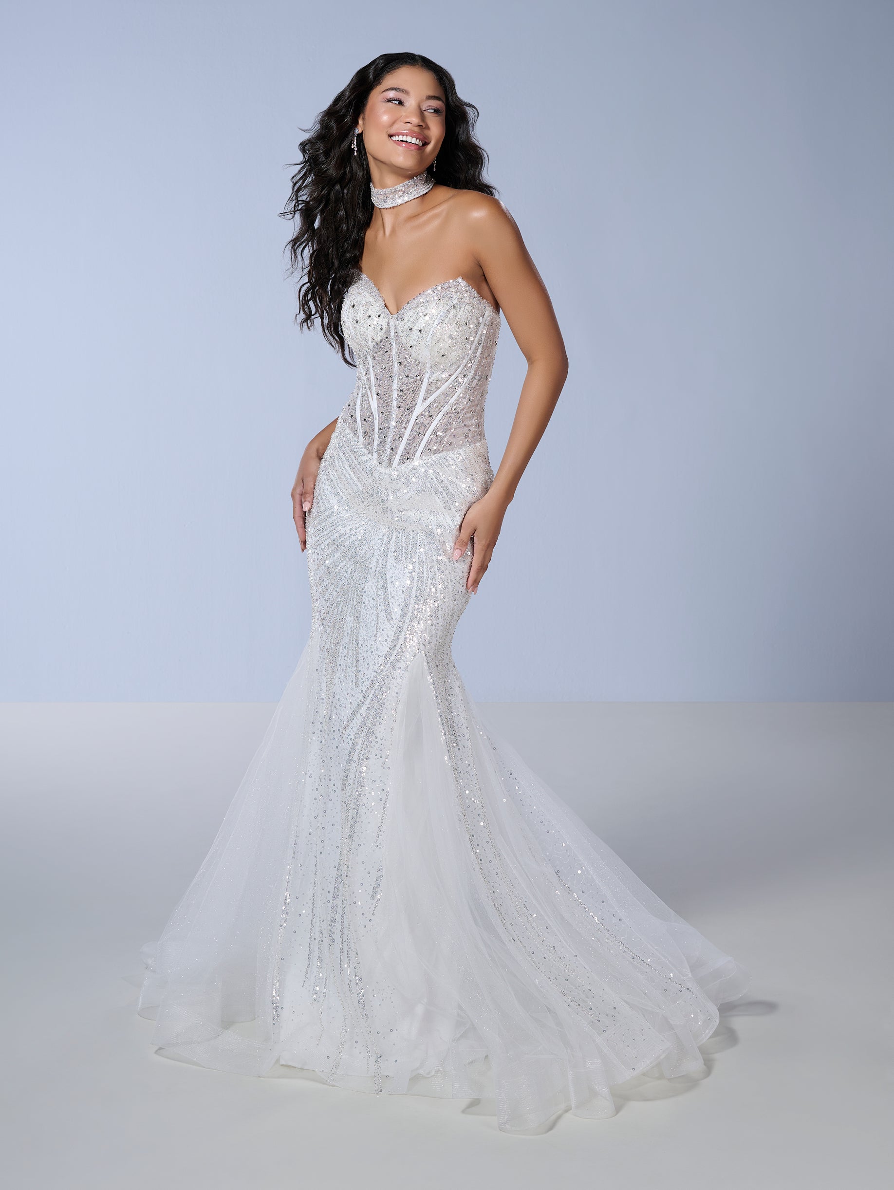 Tiffanyバラ　リ Beaded Strapless Mermaid Dress by Tiffany Designs 16232 – ABC Fashion