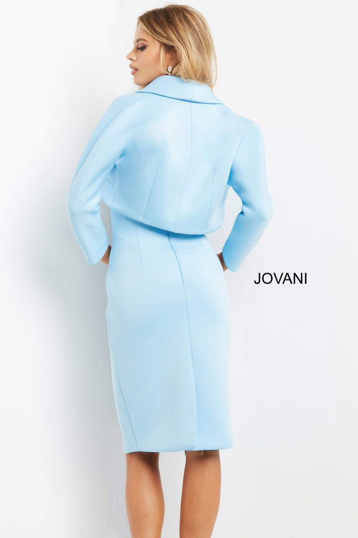 2-Piece Short Strapless Jacket Dress by Jovani 07556