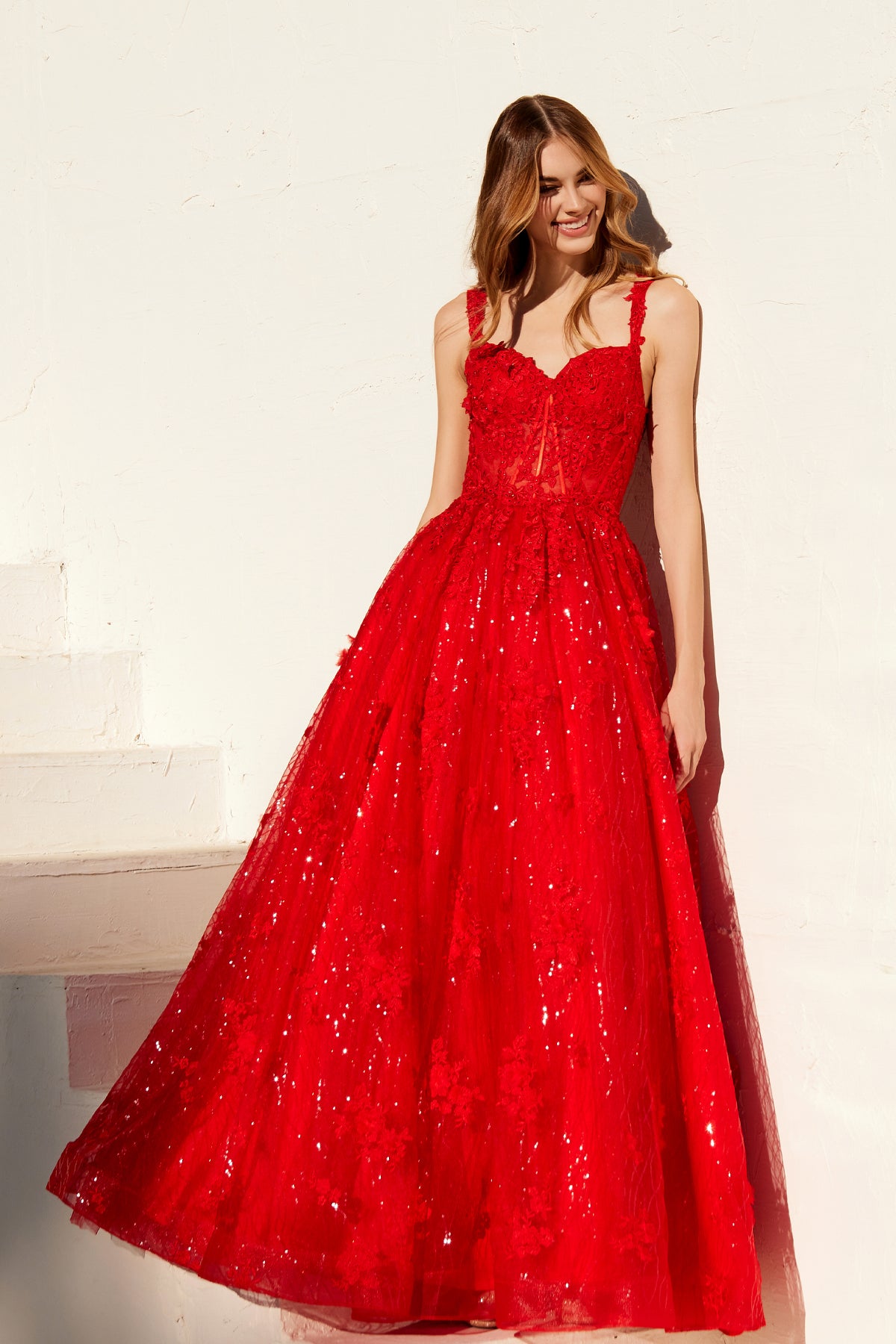 Applique Sweetheart A-line Gown by Juliet JT2495A – ABC Fashion
