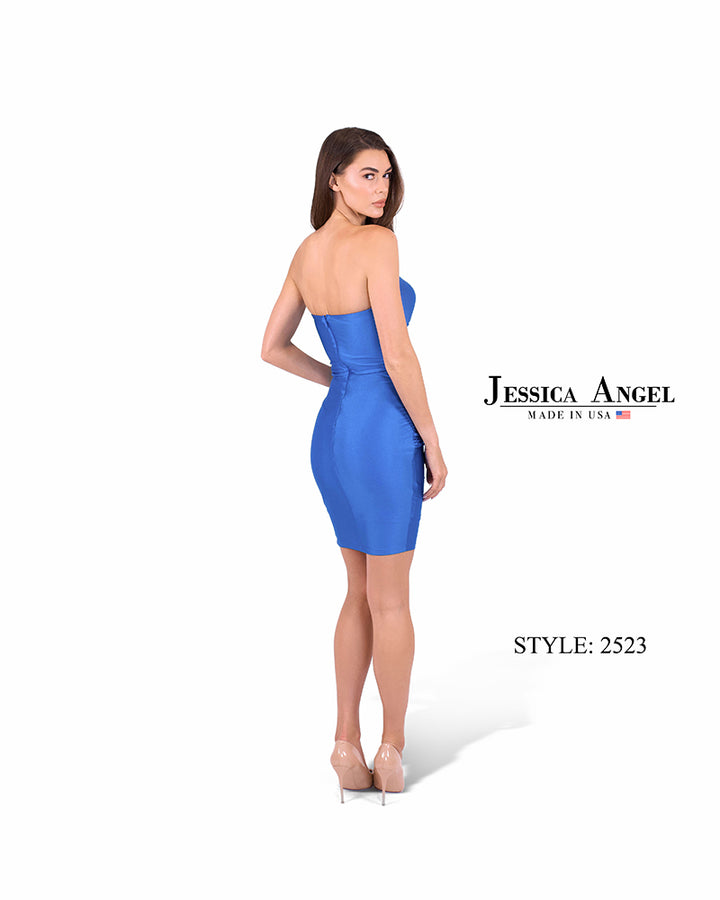 Jersey Short Strapless Dress by Jessica Angel 2523