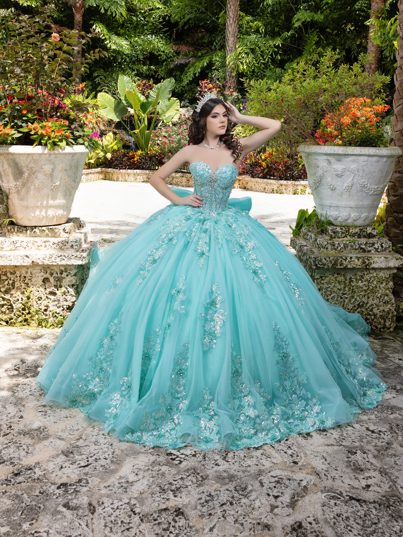 Sweet 16 Teal Blue Quinceanera Dresses Applique Sweetheart Ball Gown By Lizluo Quince 26100 26 Aqua/Sky Sweet 16 Teal Blue Quinceanera Dresses Applique Sweetheart Ball Gown By Lizluo Quince 26100 26 Aqua/Sky