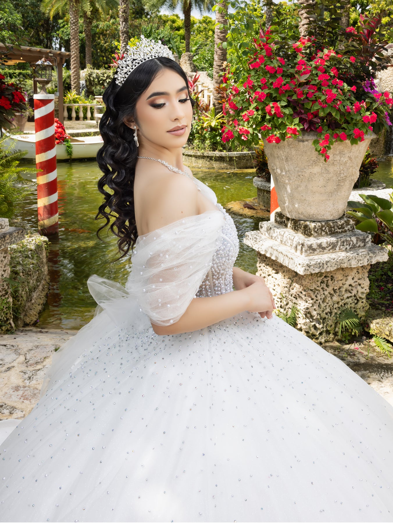 Puff Sleeve Strapless Ball Gown by LizLuo Quince 26102 – ABC