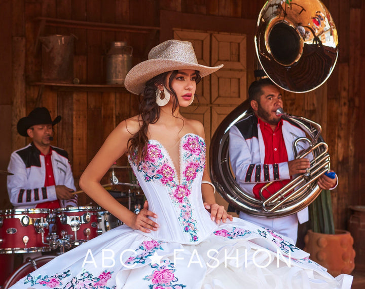 3-Piece Charro Quinceanera Dress by Ragazza M51-151