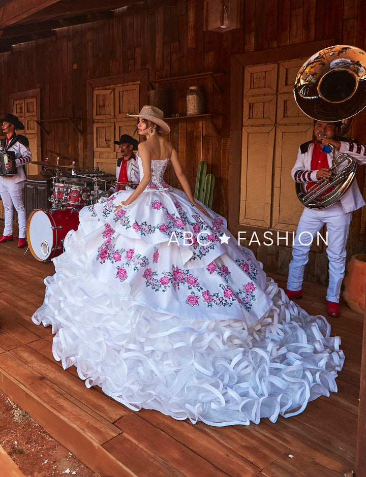 3-Piece Charro Quinceanera Dress by Ragazza M51-151