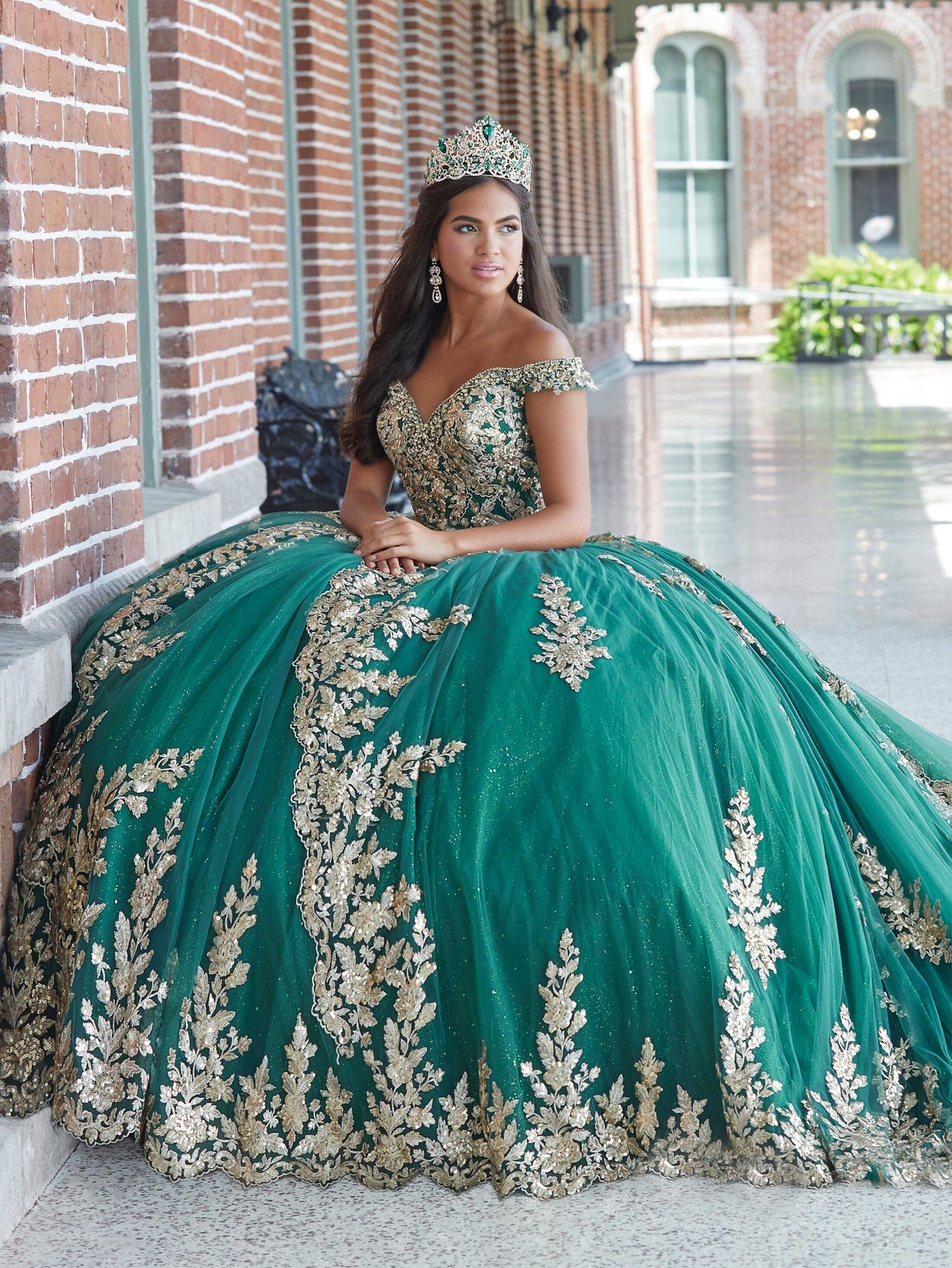 3-Piece Quinceanera Dress with Short Skirt by House of Wu 26048 – ABC