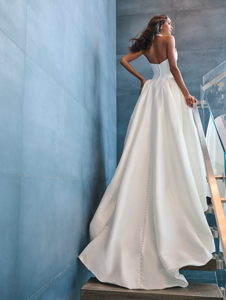 Mikado Strapless Bridal Gown by Adrianna Papell 31321