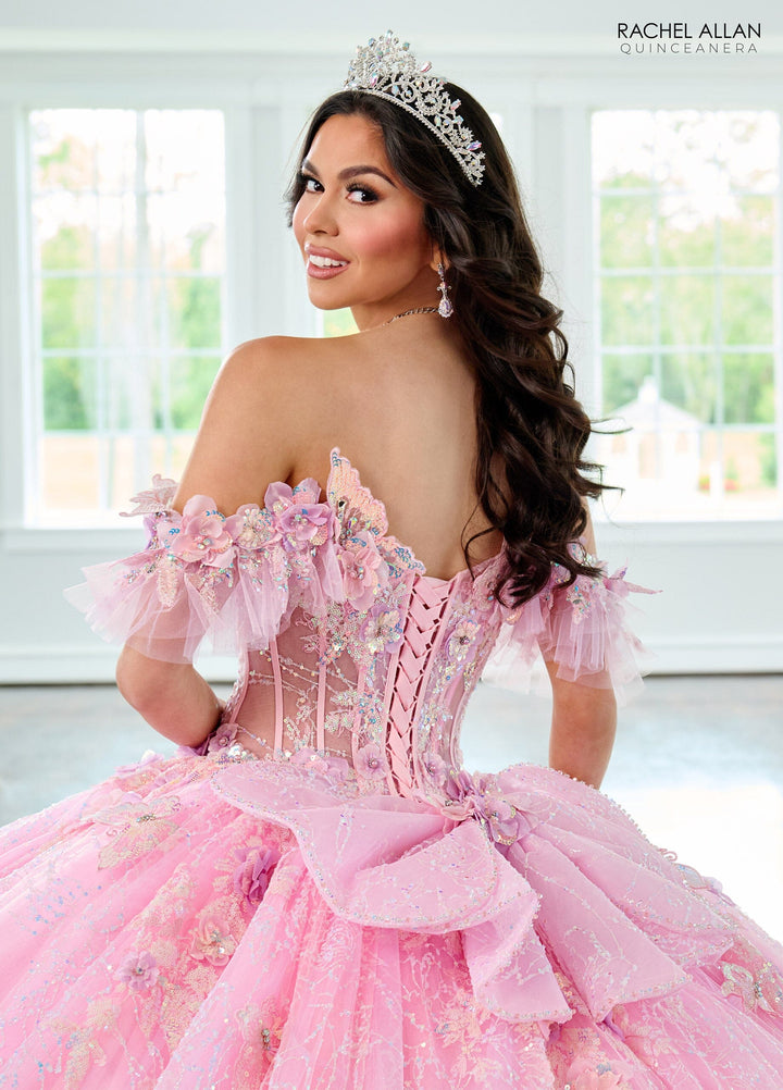 3D Butterflies Quinceanera Dress by Rachel Allan RQ3149