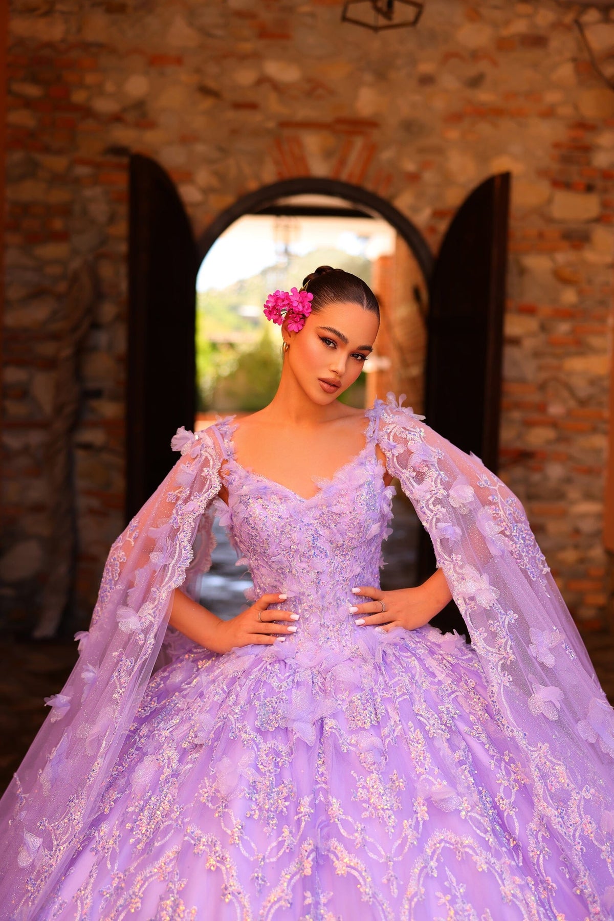 purple quince dresses with butterflies Misshow Luxury Dark Velvet Quinceanera Dress Off-Shoulder Ball Gown Gold Beaded Flowers & Butterfly Appliques for Sweet 16 Enchanting quinceaera dress is beautifully adorned with three Butterfly Princess Quince Dresses Fairy