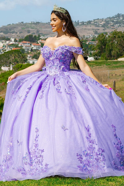 金色のコルダ 15th Anniversary FINAL GL3078 | Strapless Sweetheart Mesh Quinceanera Gown | GLS