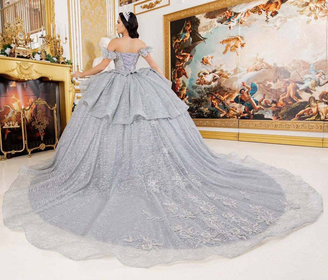 3D Butterfly Off Shoulder Ball Gown by Cinderella Couture 8120J ABC Fashion 3D Butterfly Off Shoulder Ball Gown by Cinderella Couture 8120J ABC Fashion