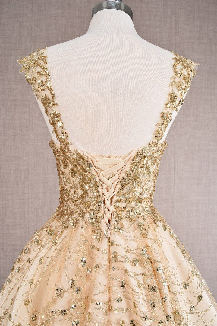 3D Butterfly Short Sleeveless Dress by Elizabeth K GS3187