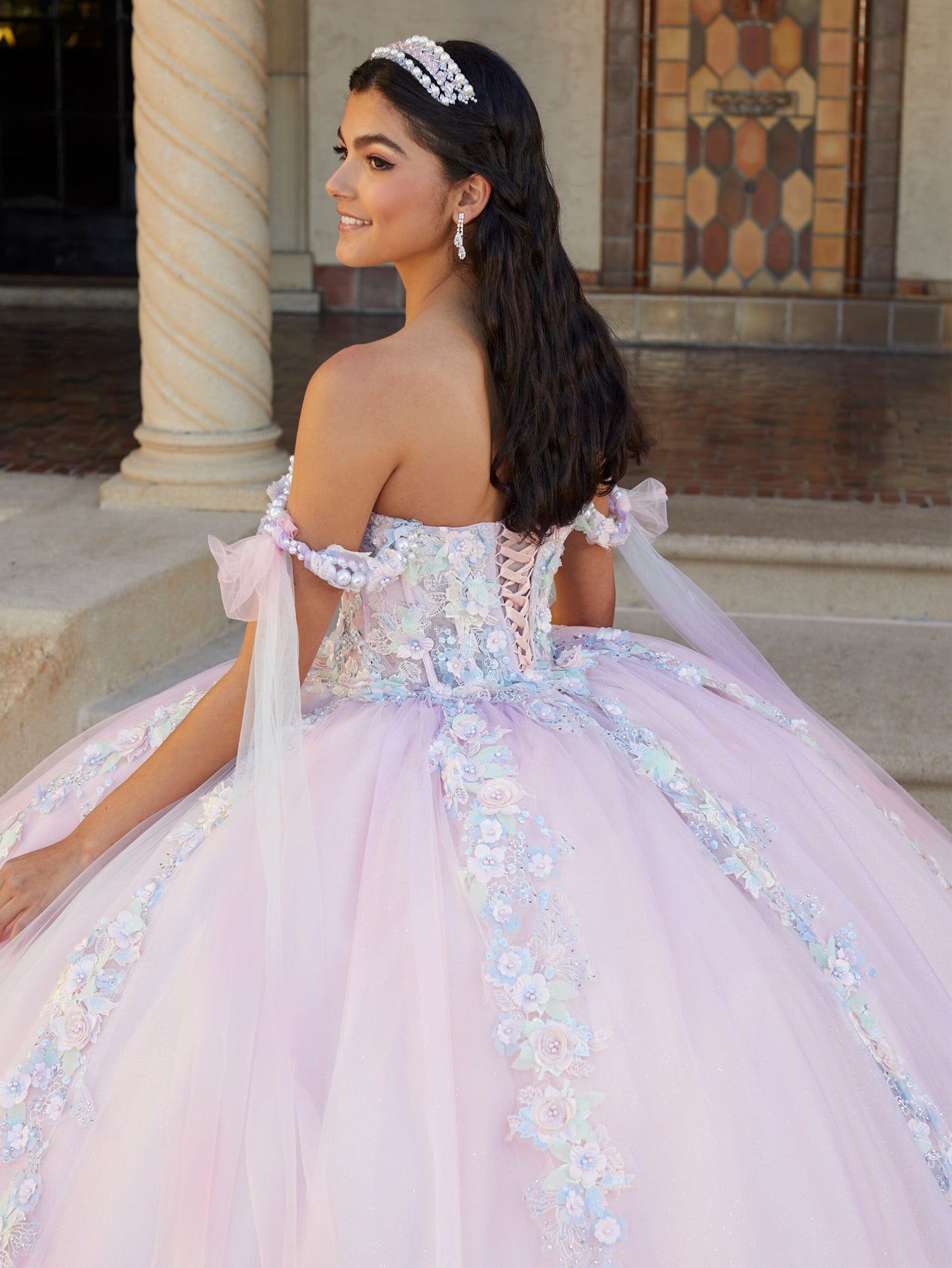 3D Floral Corset Quinceanera Dress by House of Wu 26067 – ABC Fashion