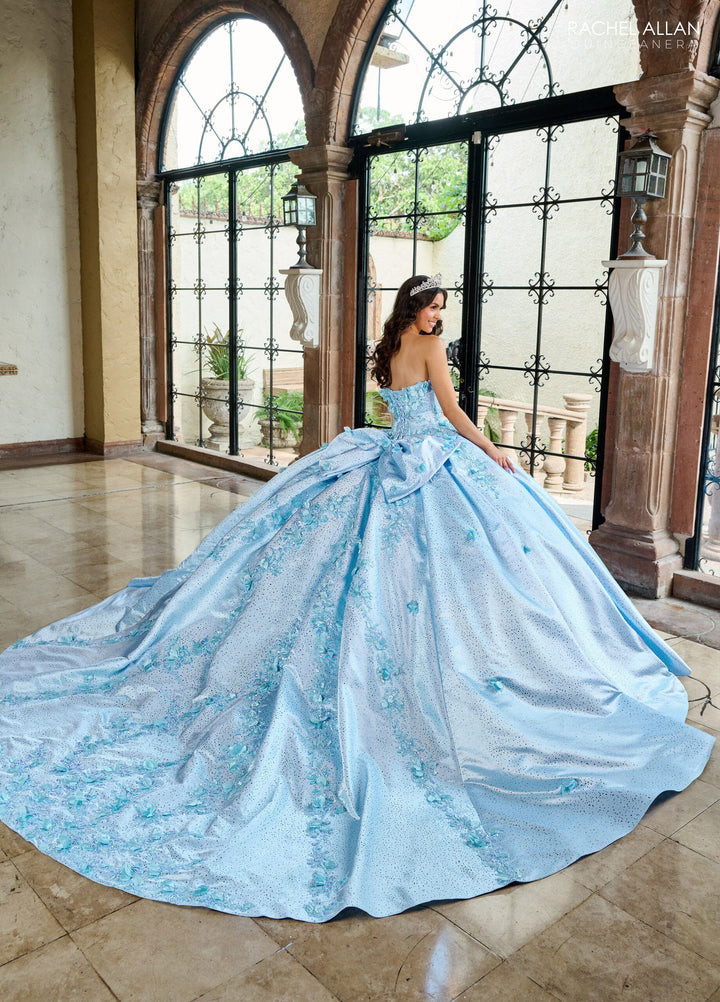 3D Floral Sweetheart Quinceanera Dress by Rachel Allan RQ1157