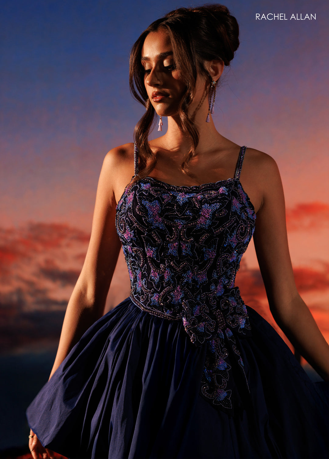 Short Sleeveless Bubble Dress by Rachel Allan 40748