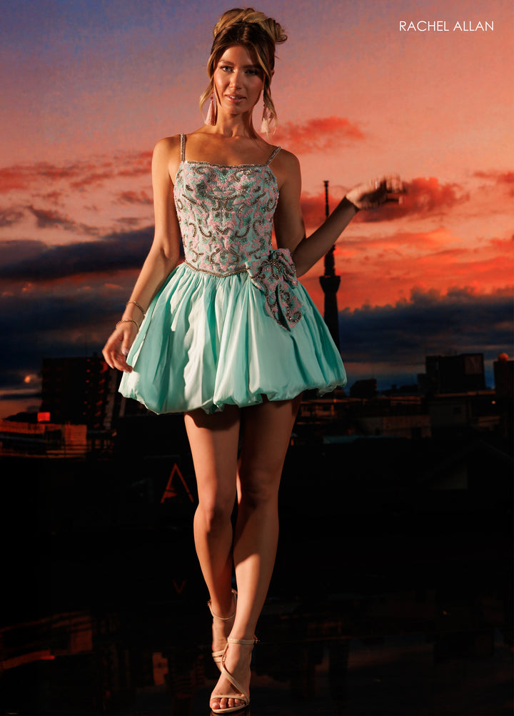 Short Sleeveless Bubble Dress by Rachel Allan 40748