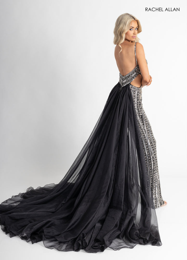 Sleeveless Overskirt Jumpsuit by Rachel Allan 50400