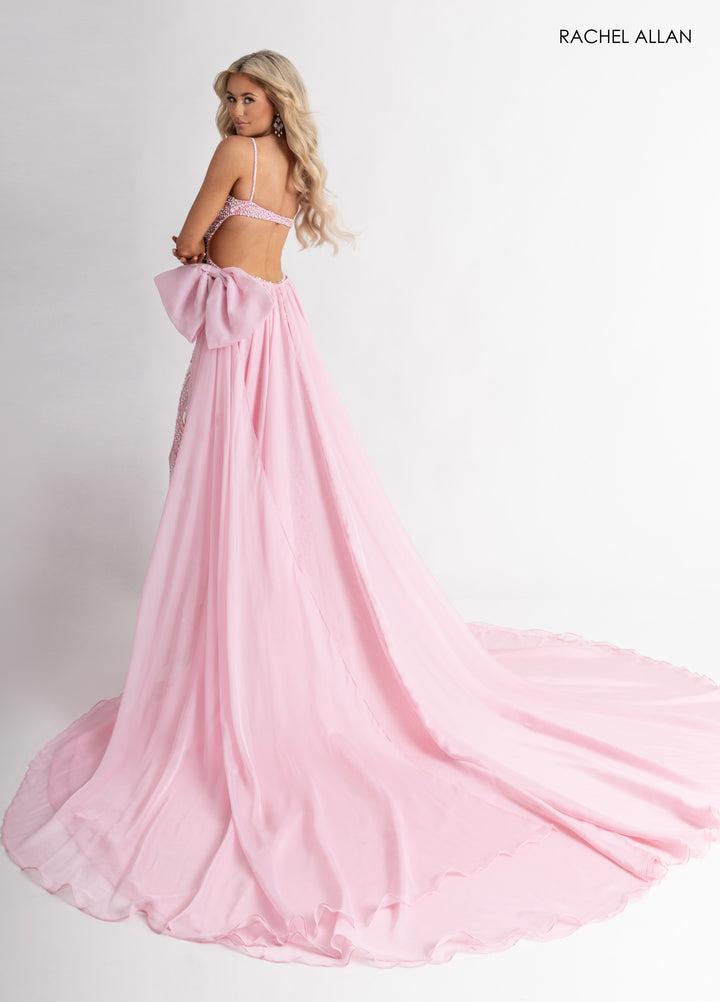 Beaded Sleeveless Jumpsuit by Rachel Allan 50411