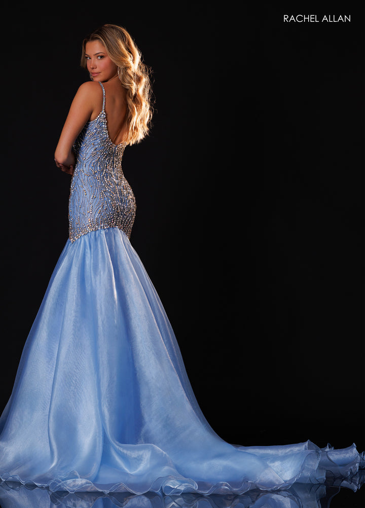 Sleeveless Mermaid Dress by Rachel Allan 50433