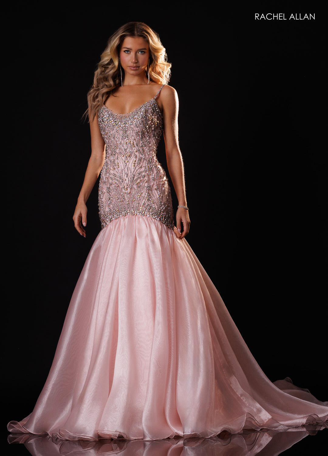 Sleeveless Mermaid Dress by Rachel Allan 50433