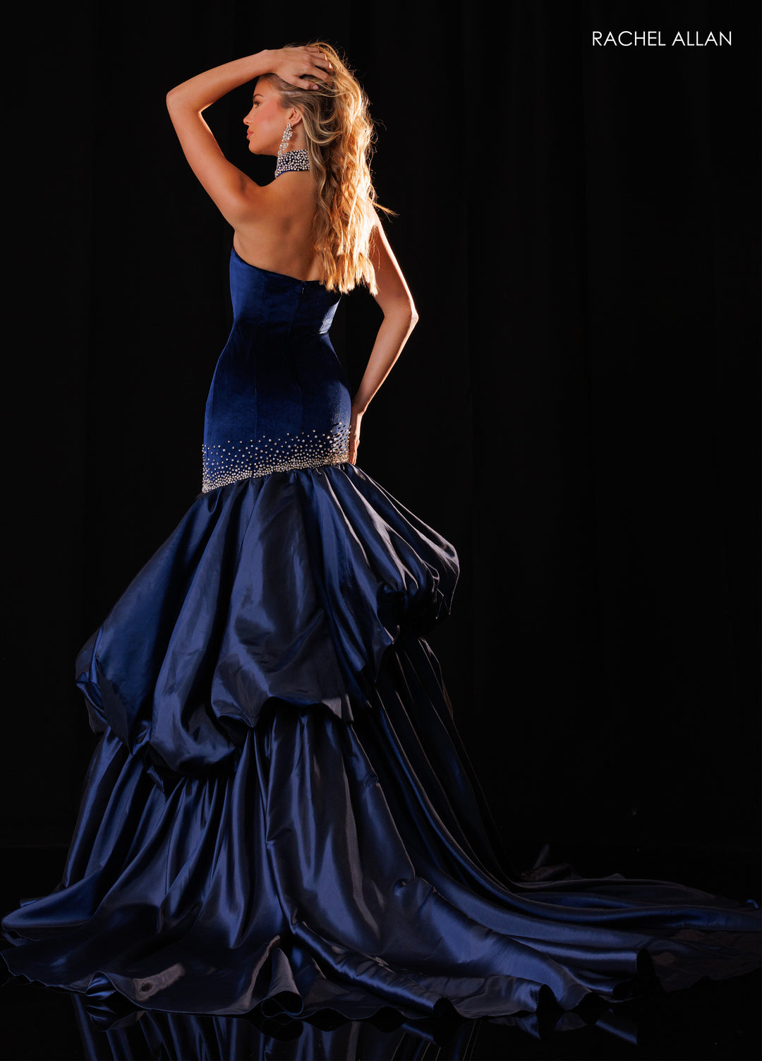 Strapless Mermaid Dress by Rachel Allan 50442