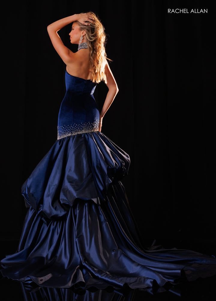 Strapless Mermaid Dress by Rachel Allan 50442