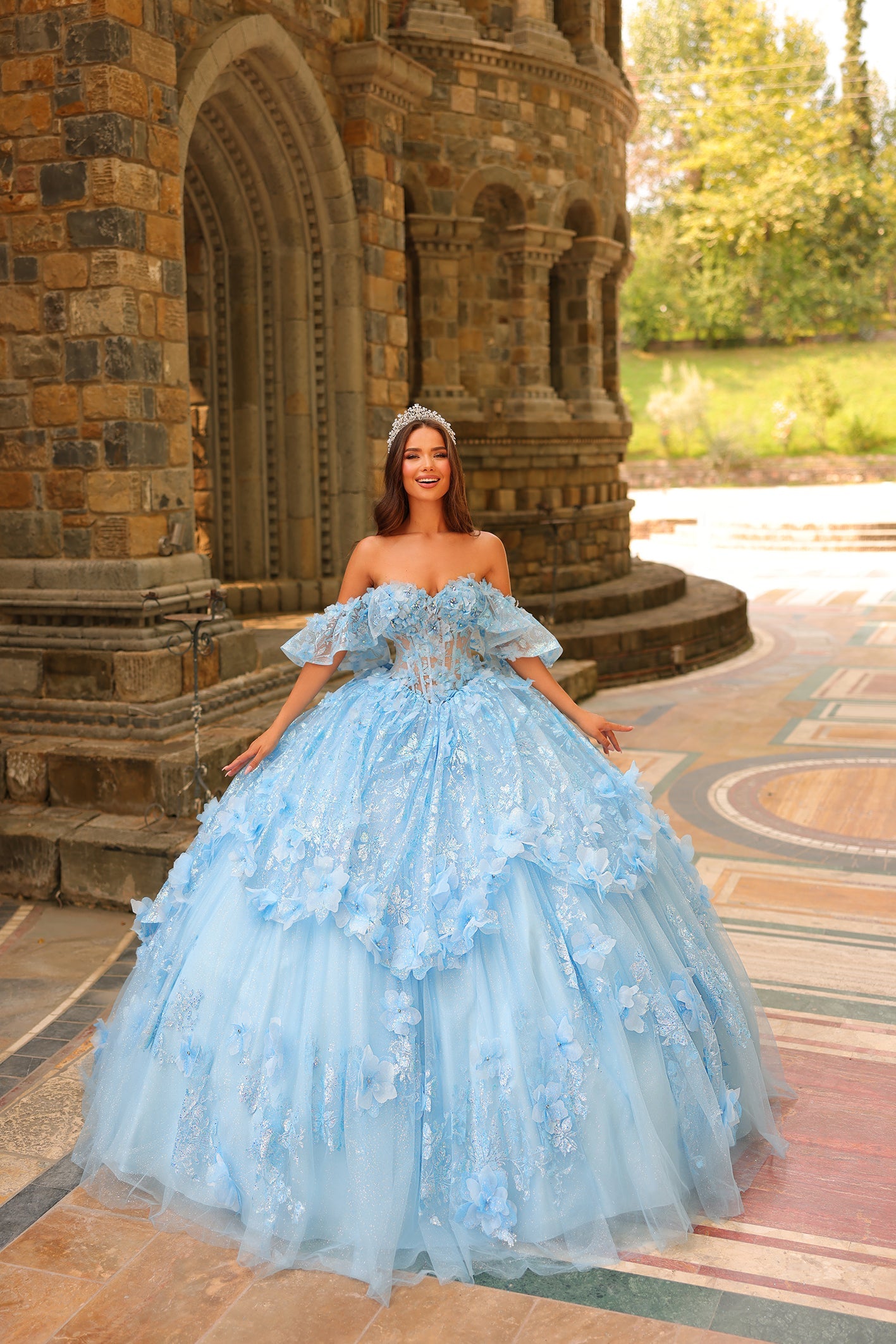 アメリOFF SHOULDER TULLE LAYERED DRESS OFF SHOULDER TULLE LAYERED DRESS（ドレス）｜Ameri（アメリ