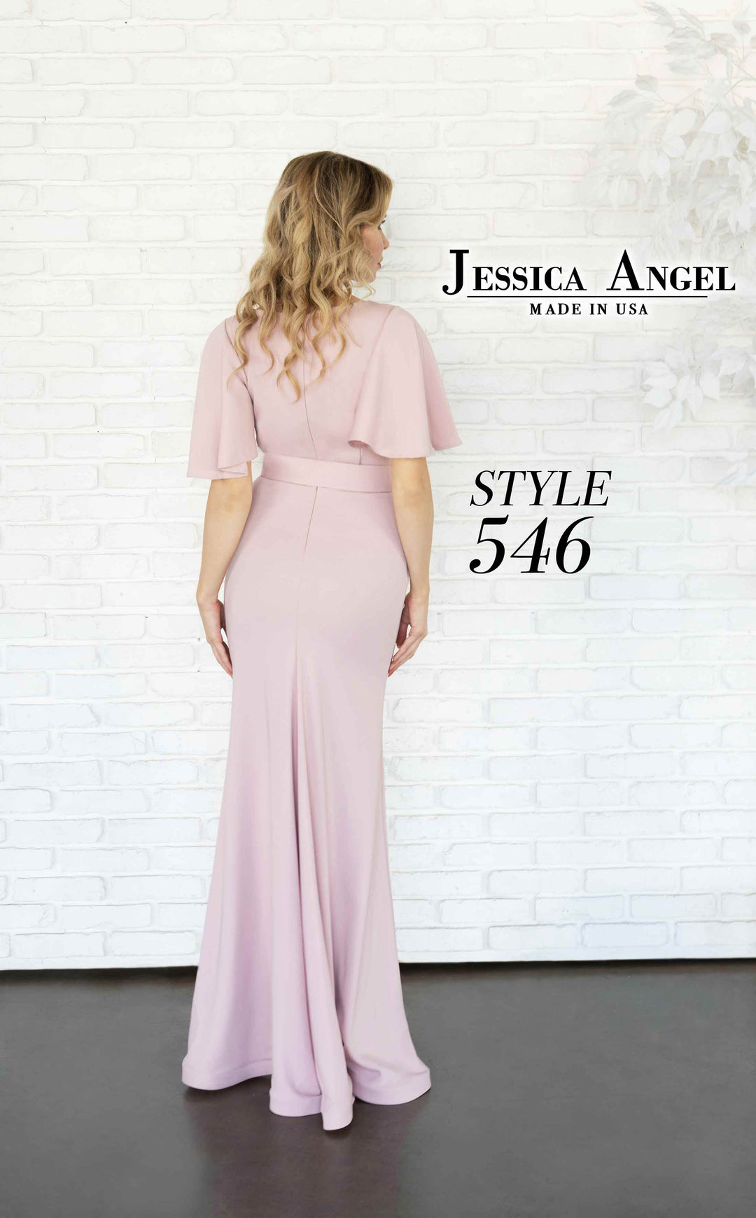 Odessa Short Sleeve Gown by Jessica Angel 546