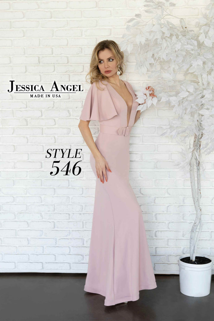 Odessa Short Sleeve Gown by Jessica Angel 546