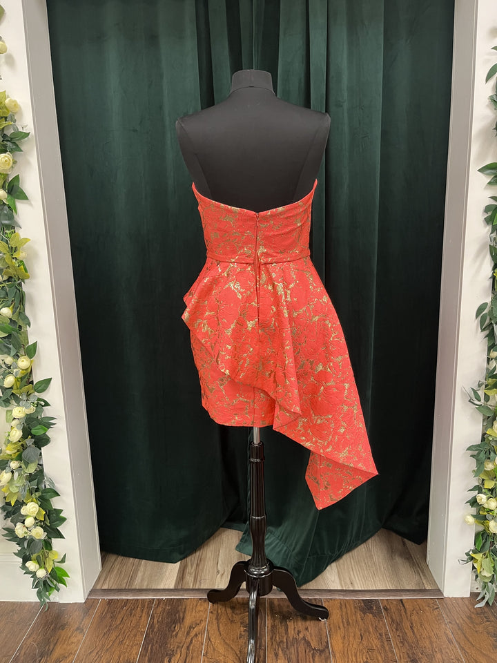 Mikado Strapless Cocktail Dress by Jovani 25668