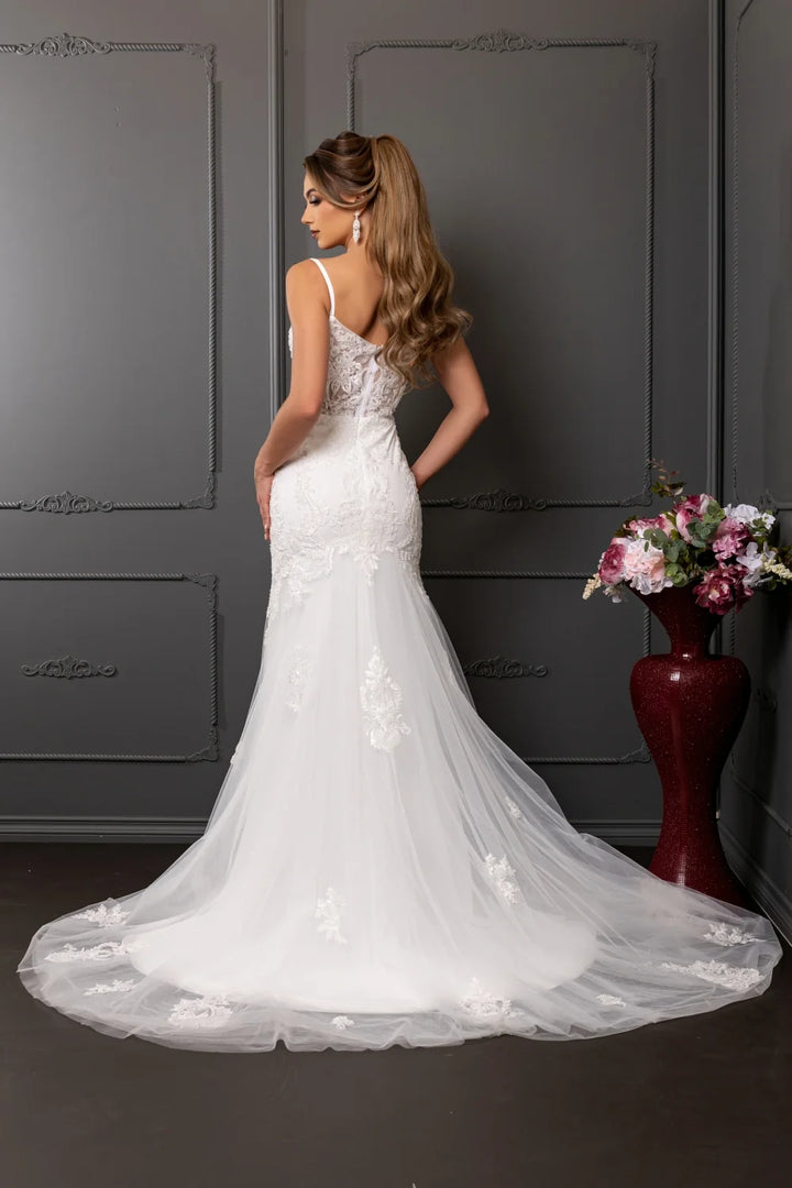 Bolero Mermaid Bridal Gown by May Queen RQ8271