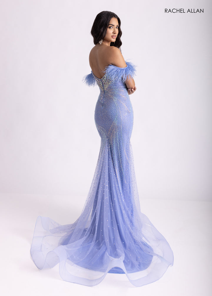 Off Shoulder Mermaid Dress by Rachel Allan 70984