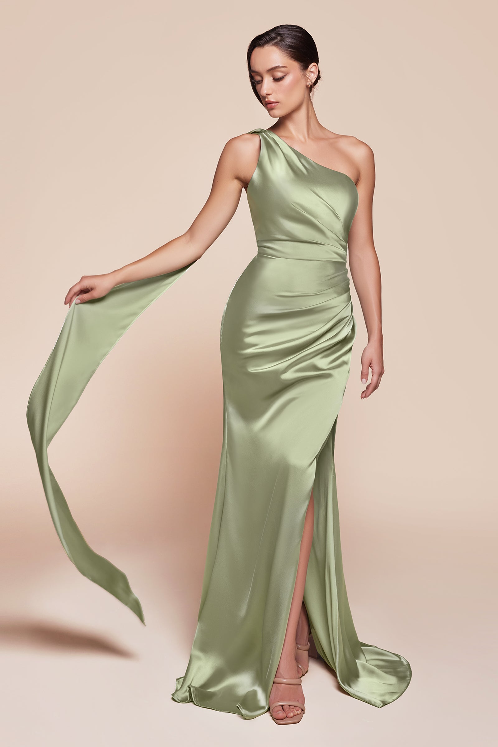 ワンピース andmary Effie slit dress ANDMARY】Effie slit dress