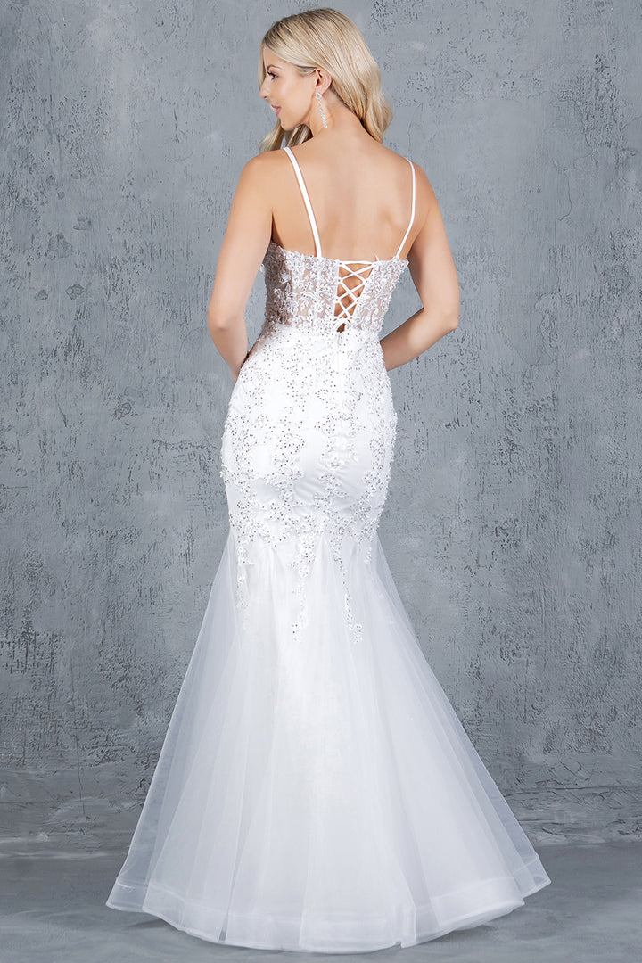 Sleeveless Mermaid Dress by Cinderella Couture 8175J