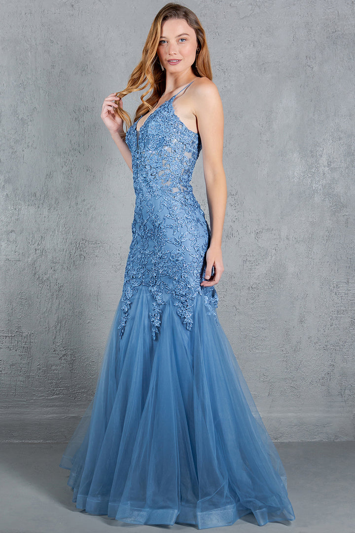 Sleeveless Mermaid Dress by Cinderella Couture 8178J